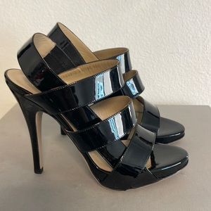 Valentino Black Strap Heels